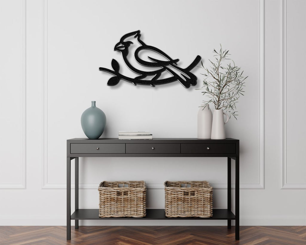 Cardinal Metal Wall Art
