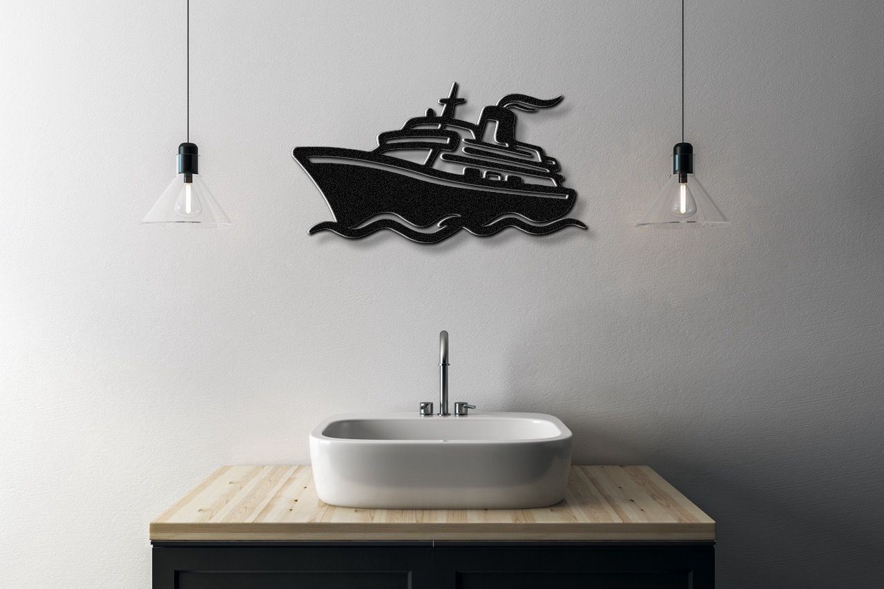 Cruise Ship Metal Wall Art
