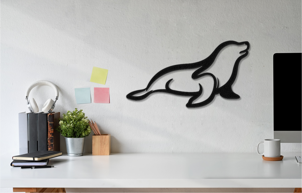 Sea Lion Metal Wall Art