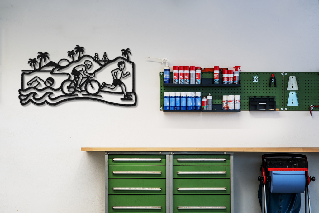 Santa Cruz Triathlon Metal Wall Art