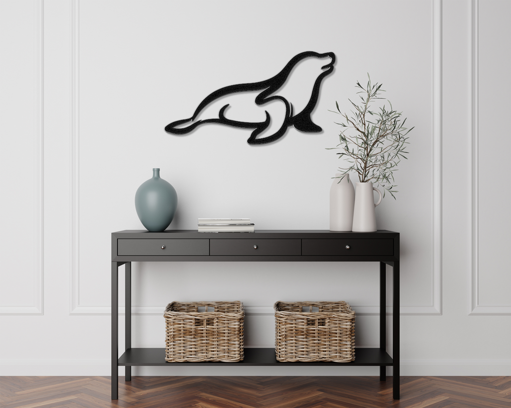 Sea Lion Metal Wall Art