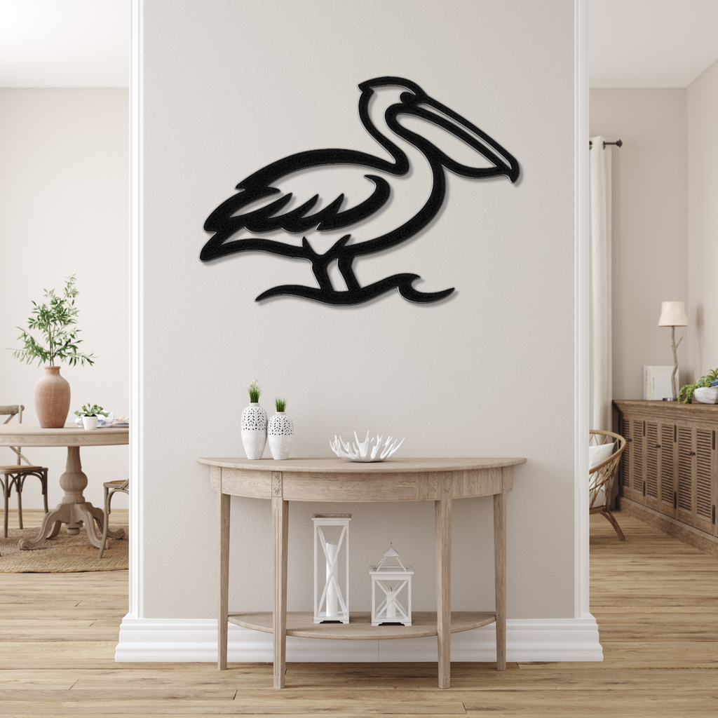 Pelican Metal Wall Art