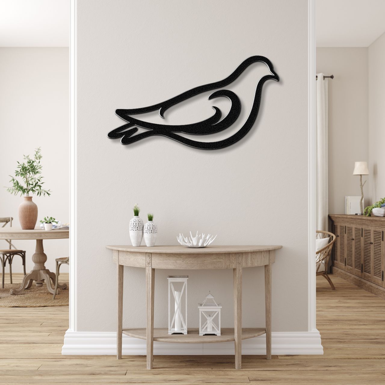 Pigeon Metal Wall Art