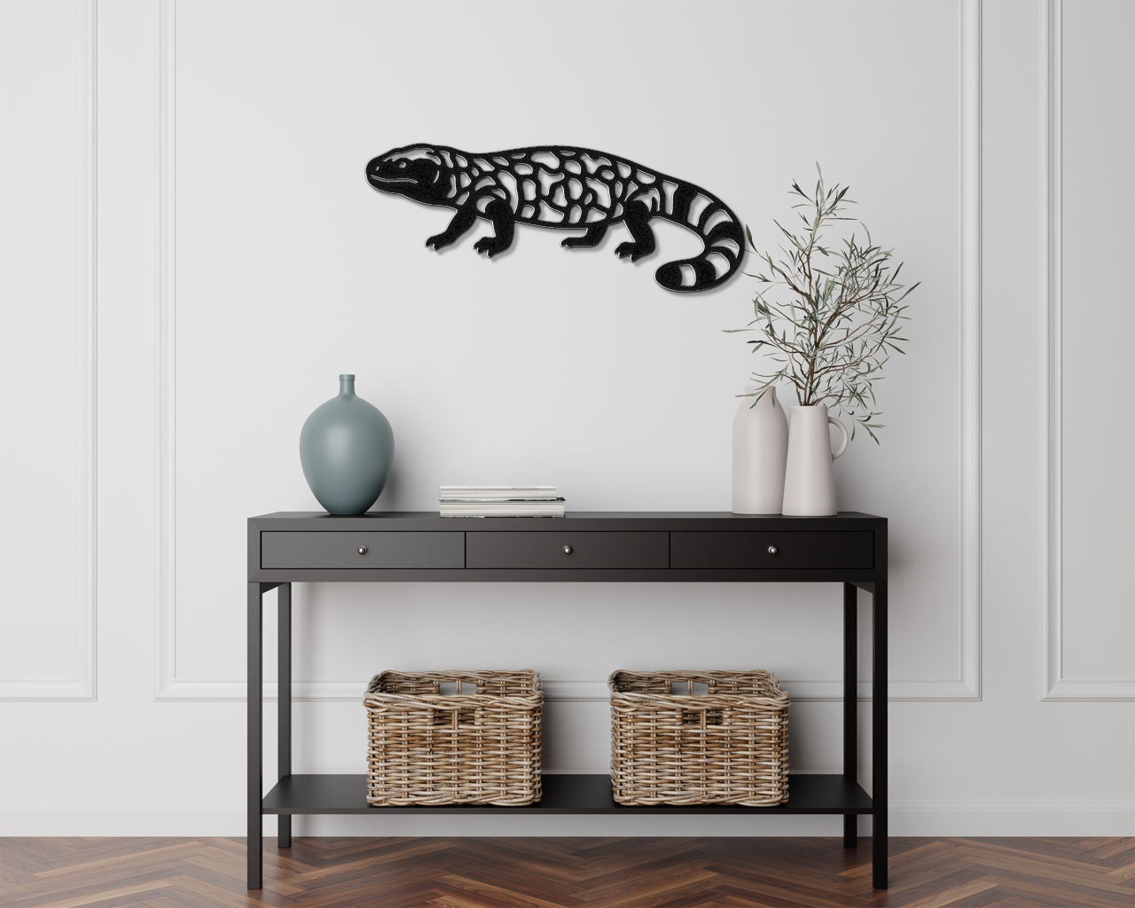 Gila Monster Metal Wall Art