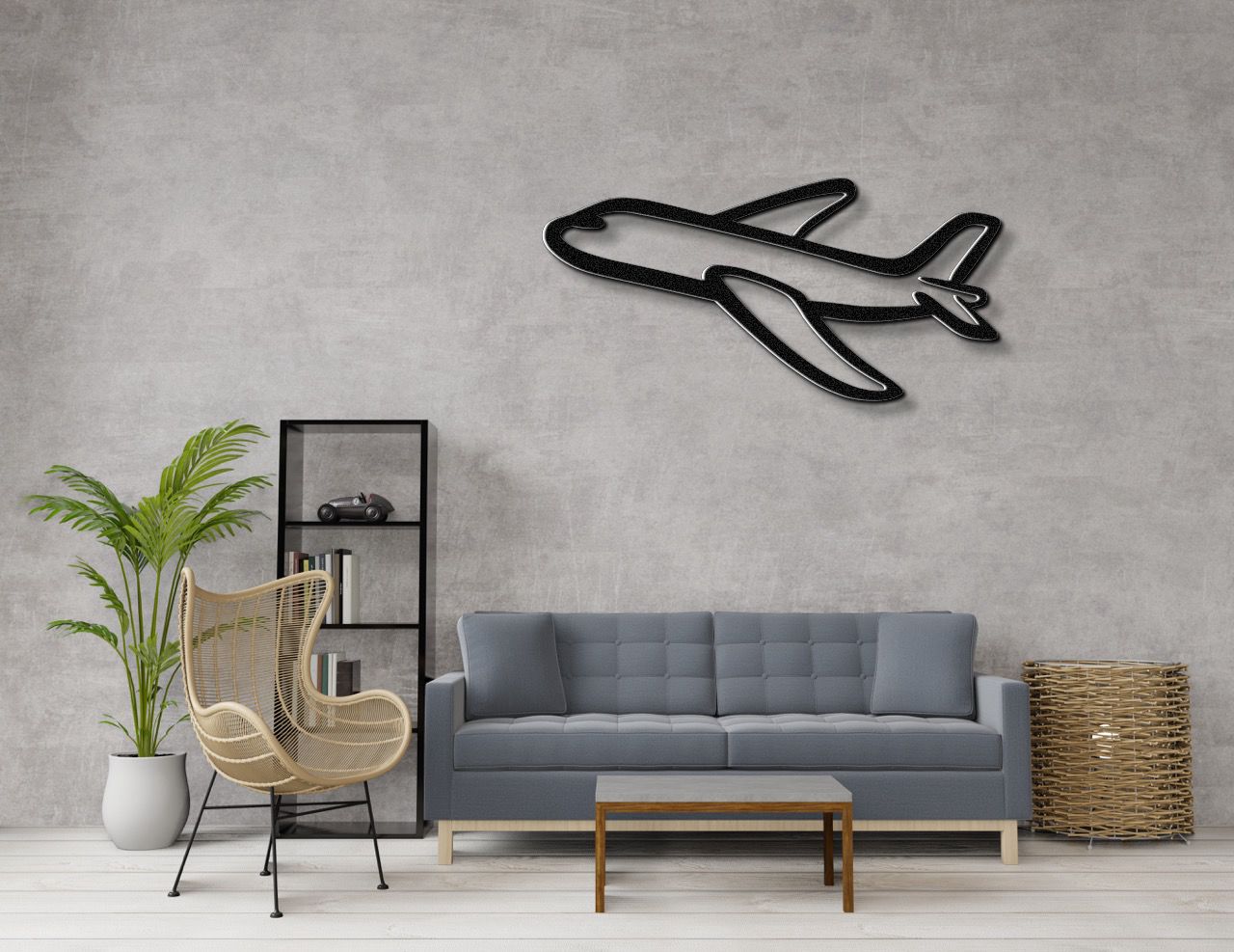 Airplane Metal Wall Art