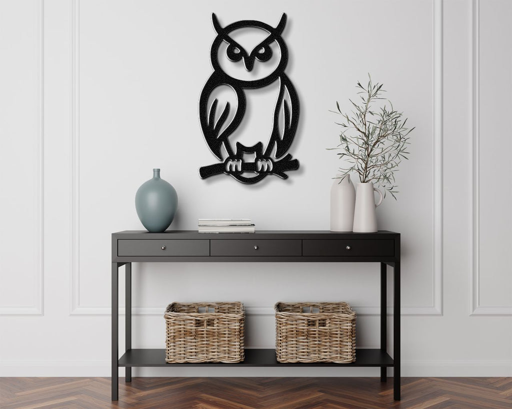 Owl Metal Wall Art