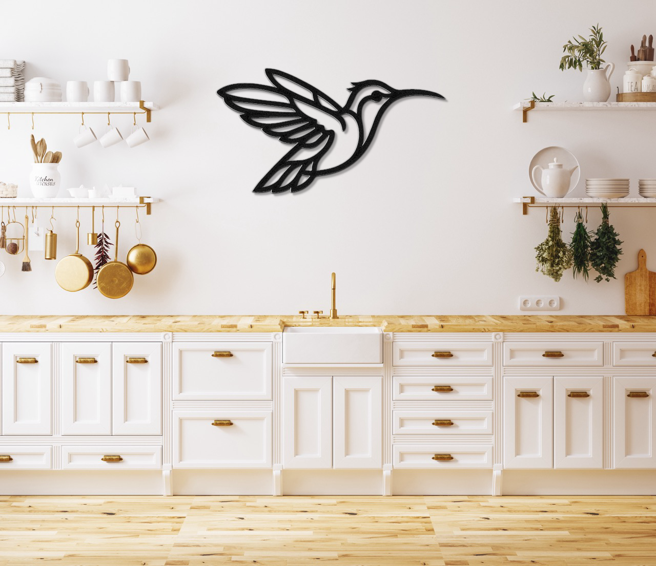 Hummingbird Metal Wall Art