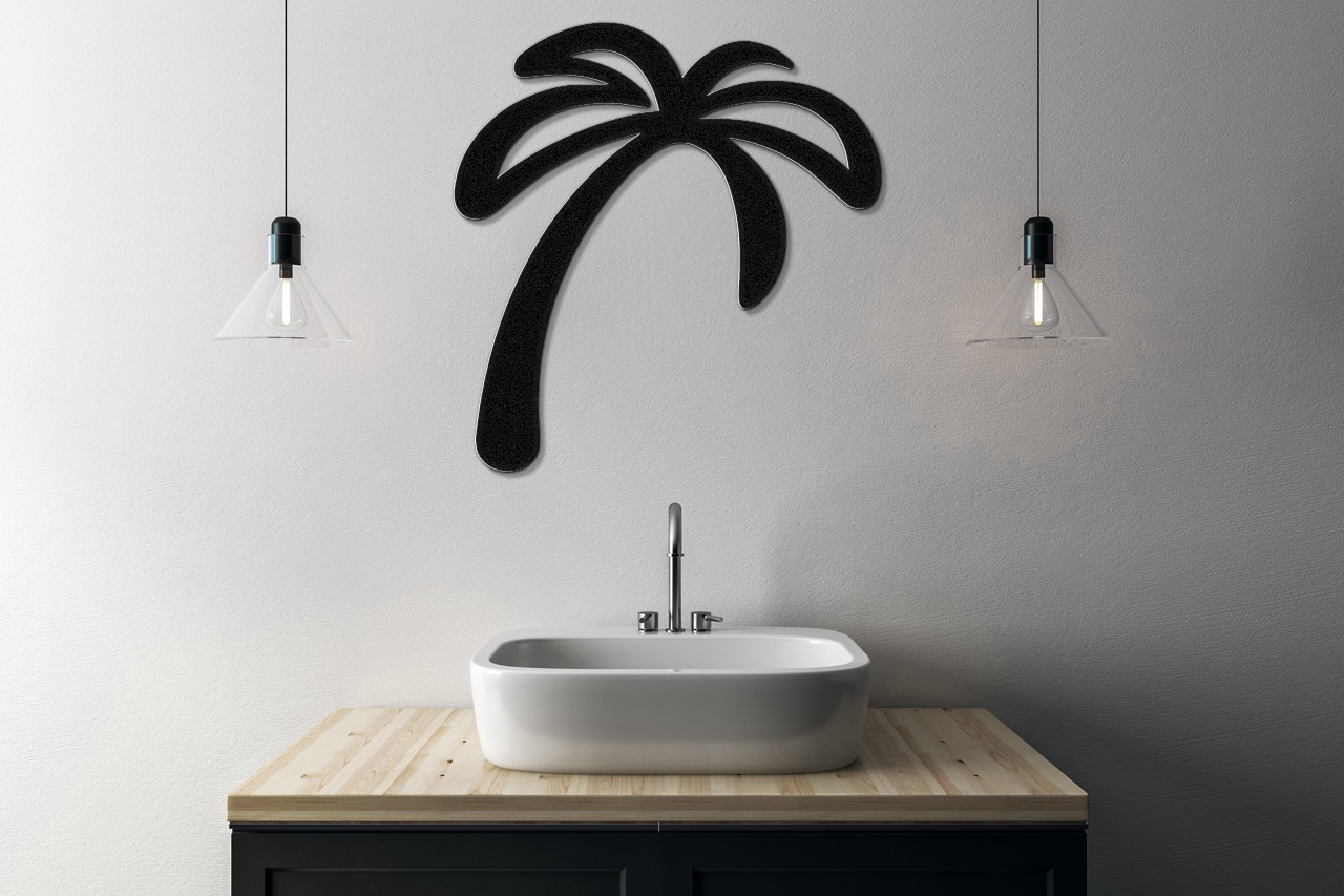 Palm Tree Metal Wall Art