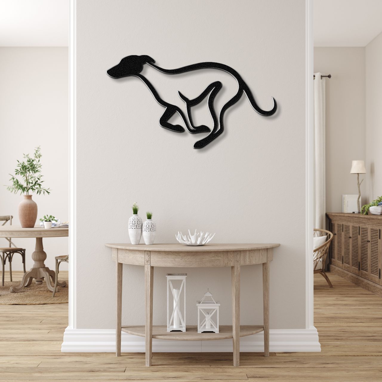 Greyhound Metal Wall Art