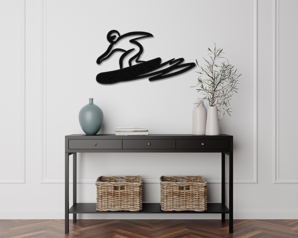 Snowboarding Metal Wall Art