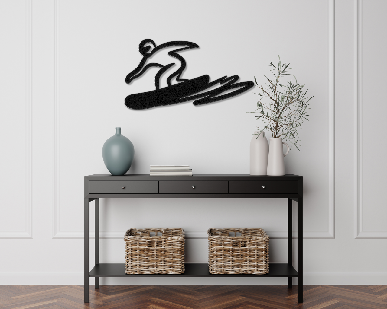 Snowboarding Metal Wall Art