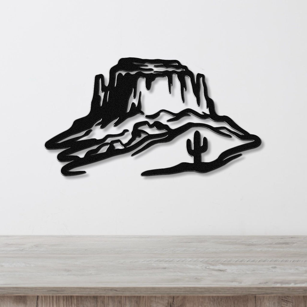 Desert Mesa Metal Wall Art