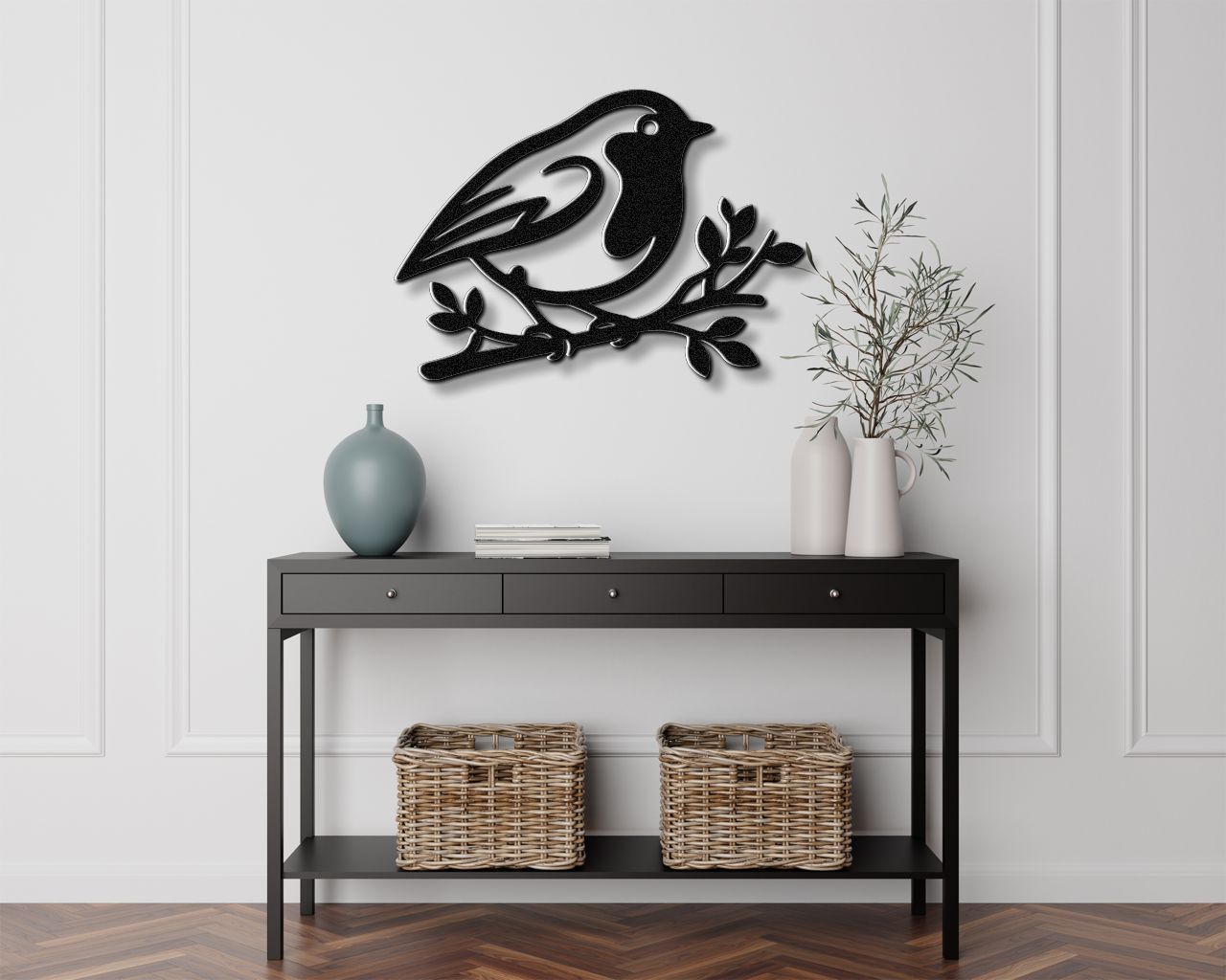 Robin Metal Wall Art