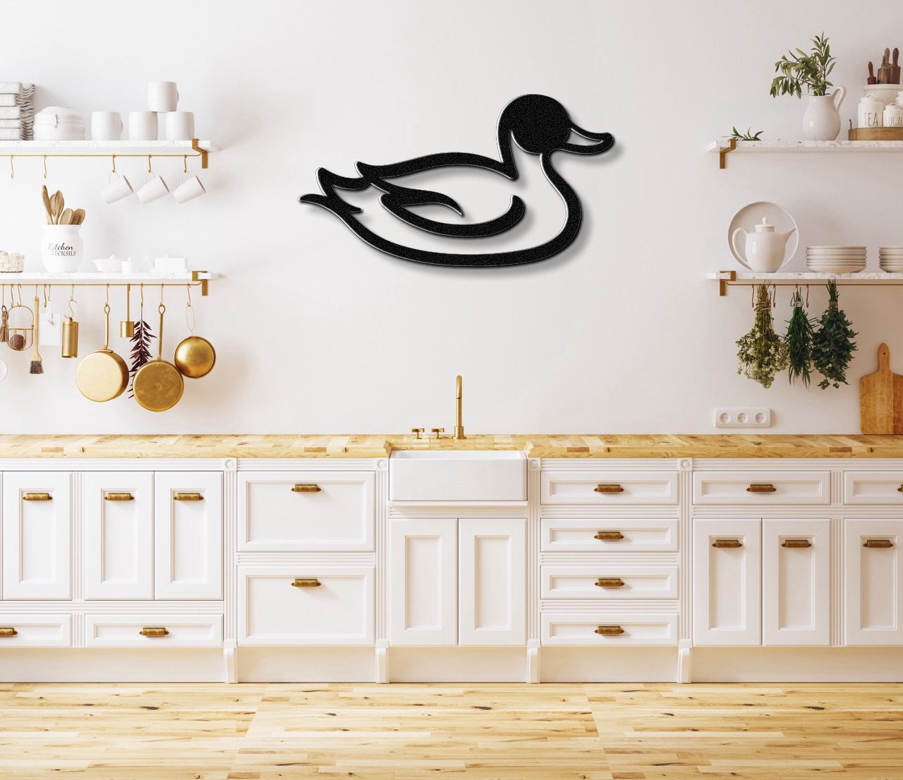 Duck Metal Wall Art