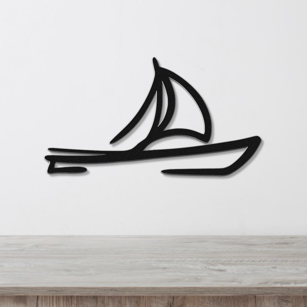 Sailboat Metal Wall Art