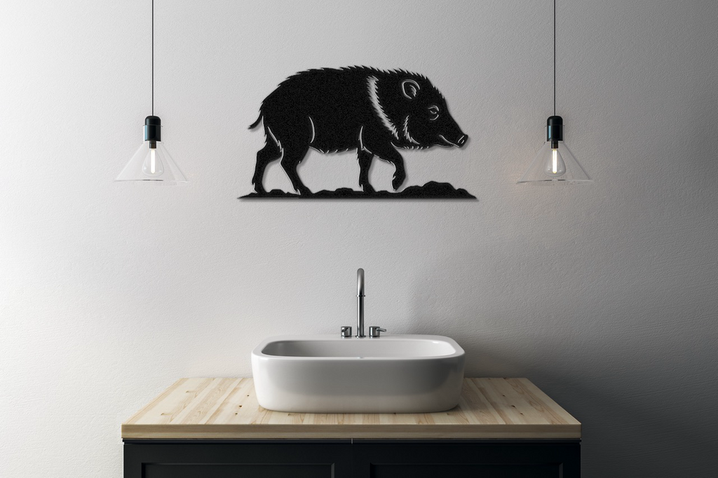 Javelina Metal Wall Art