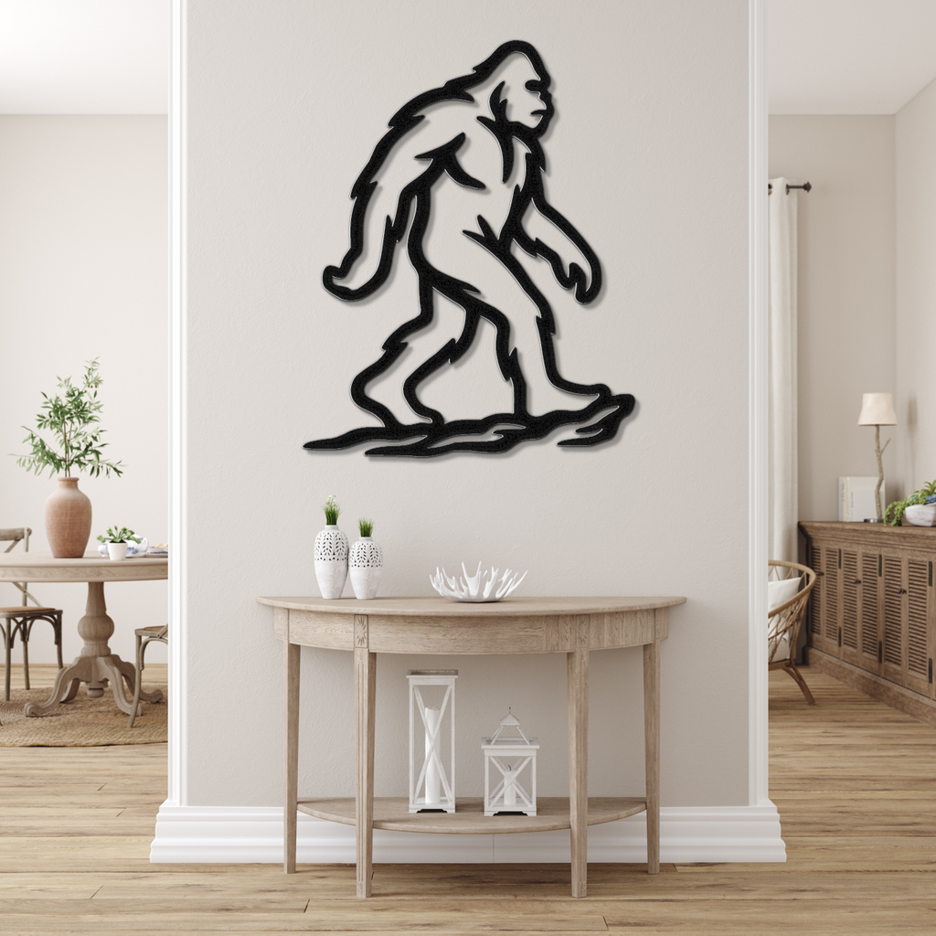 Bigfoot Metal Wall Art