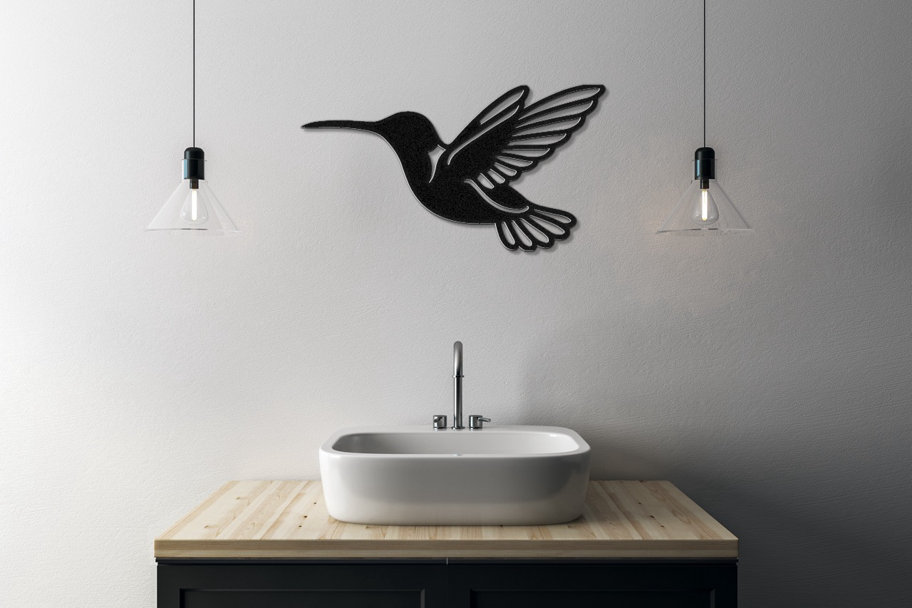 Hummingbird Metal Wall Art