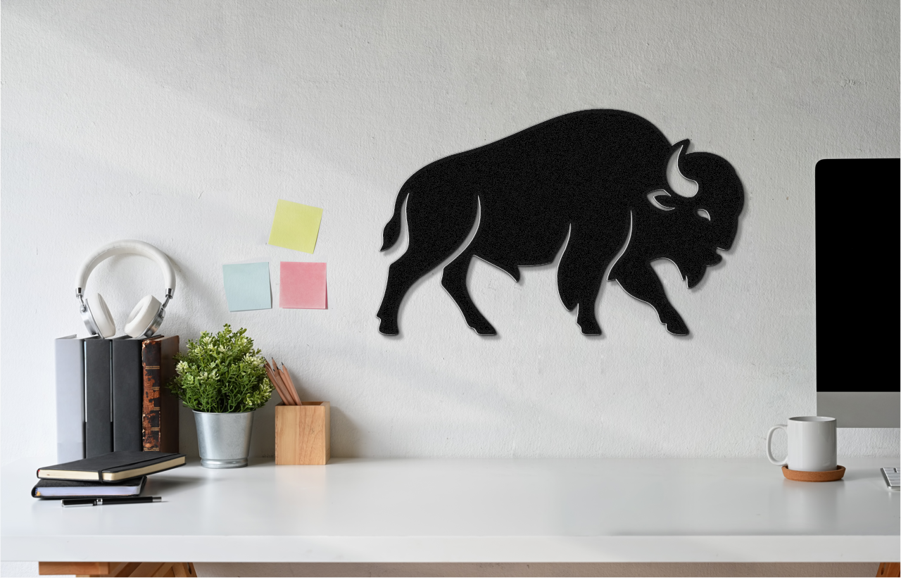 Buffalo Metal Wall Art