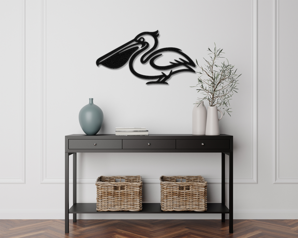 Pelican Metal Wall Art