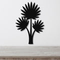 Fan Palm Tree Metal Wall Art