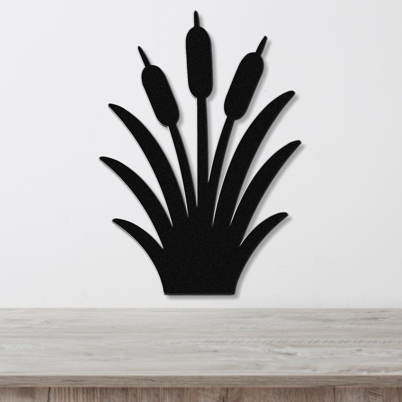 Cattail Metal Wall Art