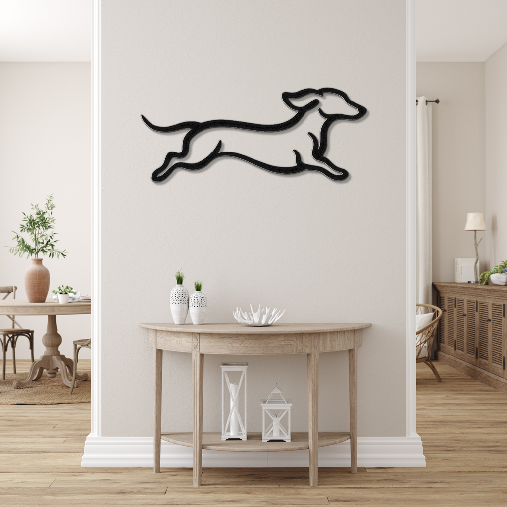 Dachshund Metal Wall Art