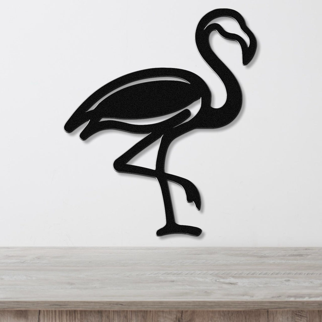 Flamingo Metal Wall Art