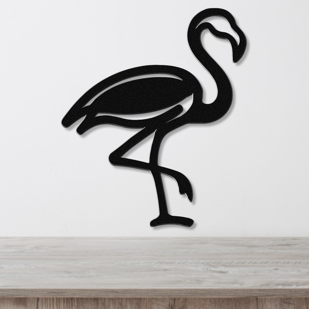 Flamingo Metal Wall Art