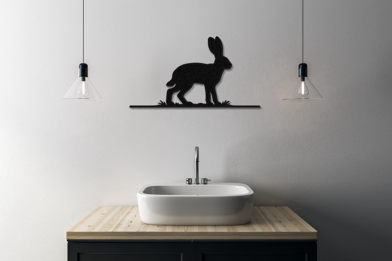 Jackrabbit Metal Wall Art