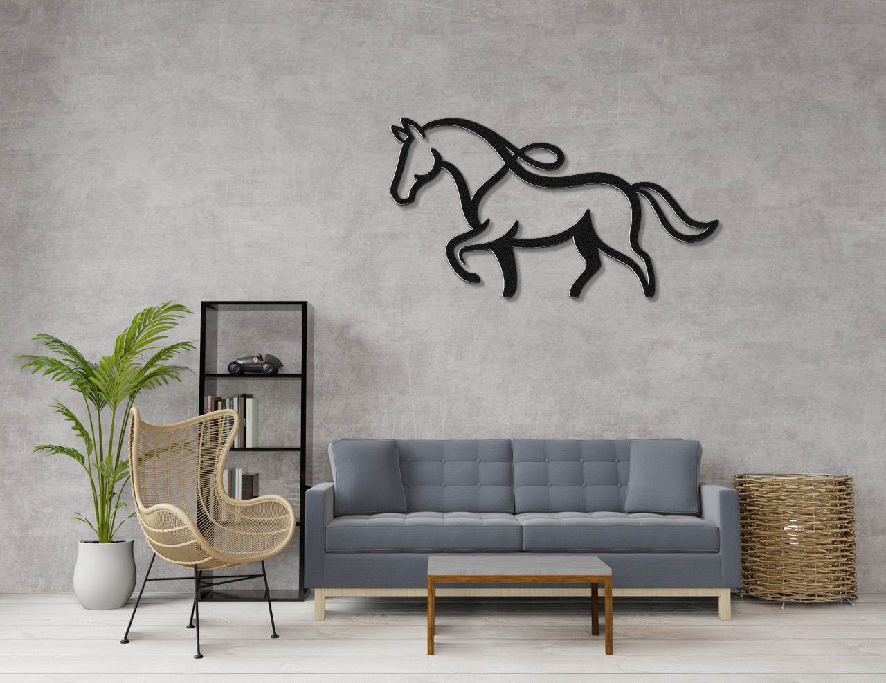 Horse Metal Wall Art