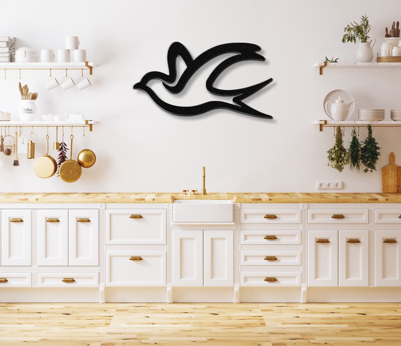 Swallow Bird Metal Wall Art