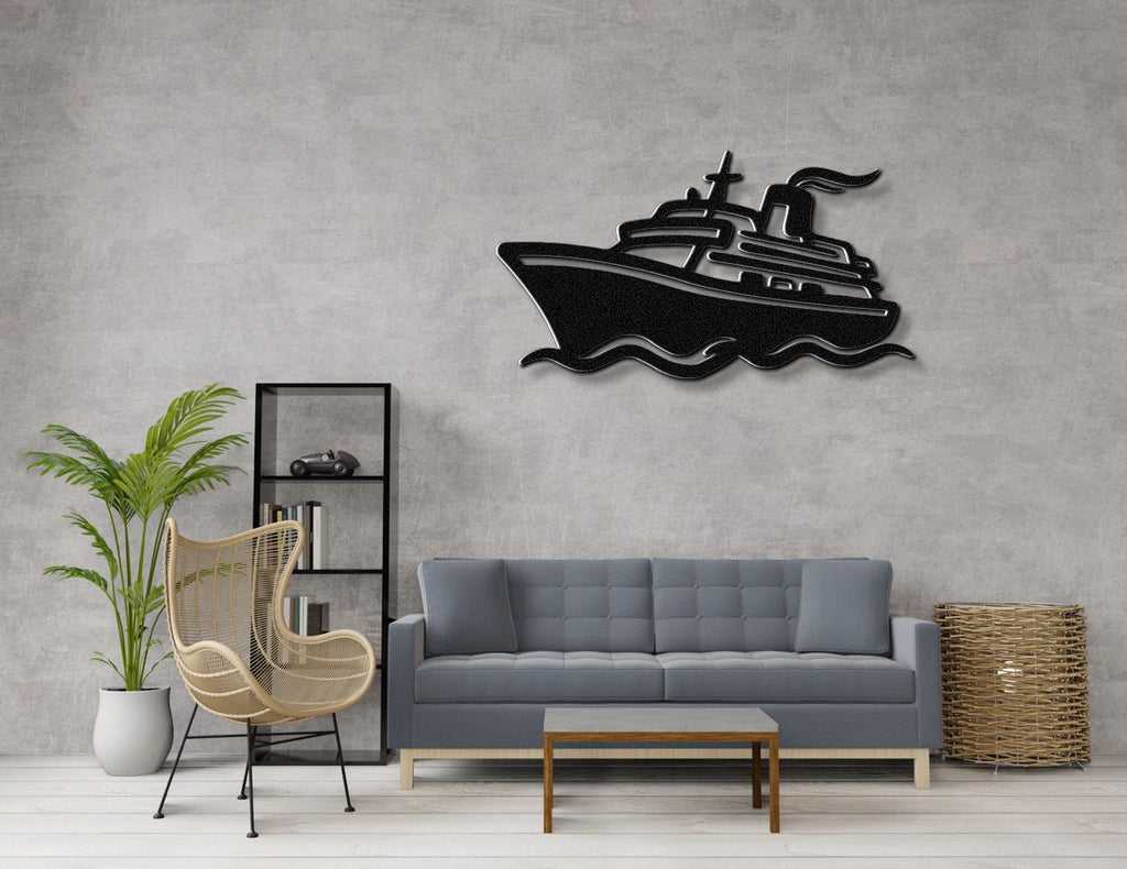 Cruise Ship Metal Wall Art