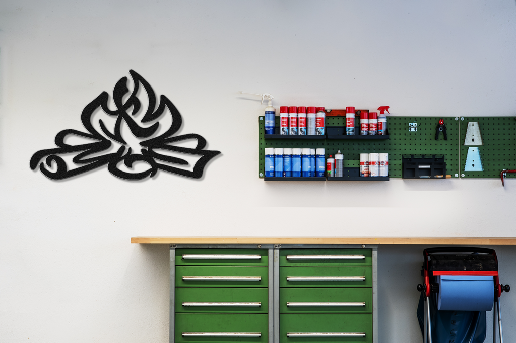 Campfire Metal Wall Art