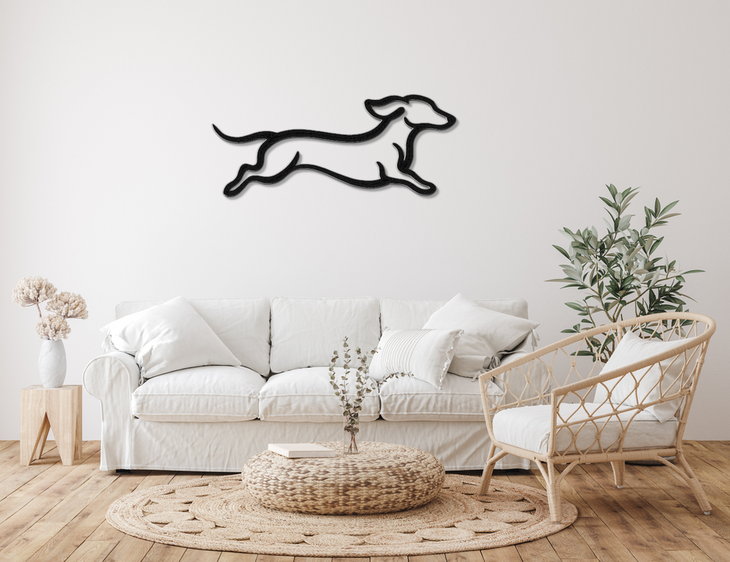 Dachshund Metal Wall Art