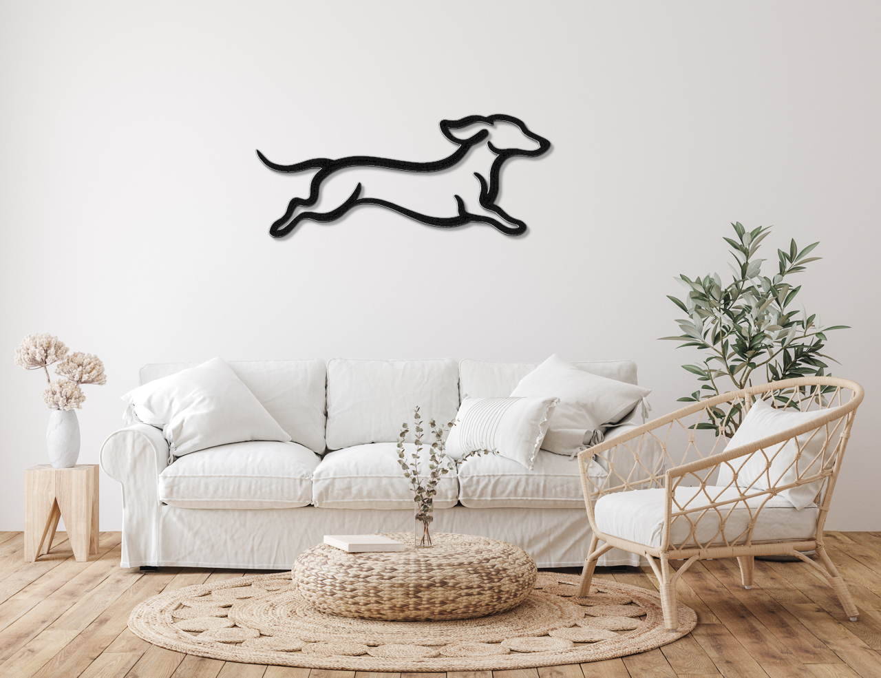 Dachshund Metal Wall Art