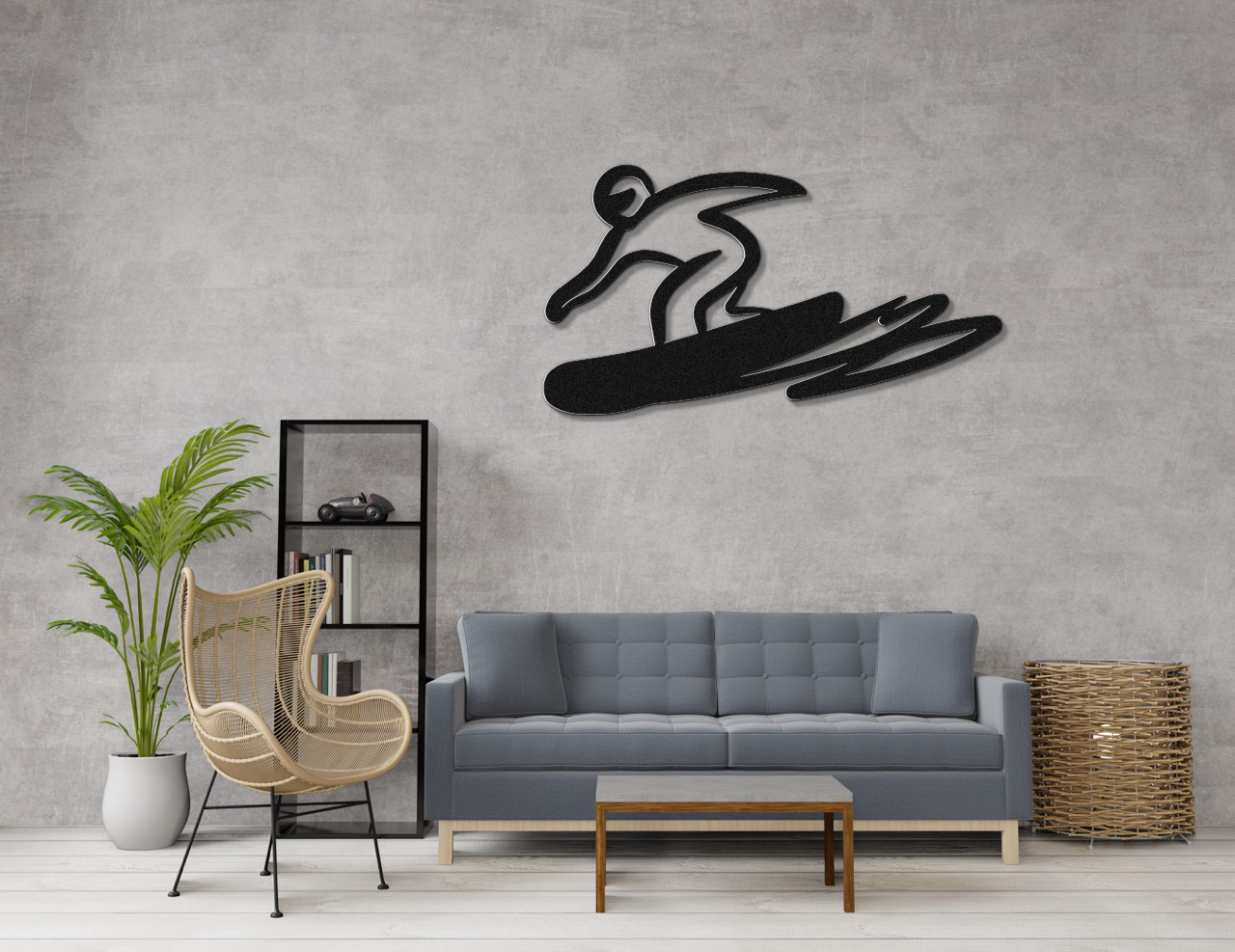 Snowboarding Metal Wall Art