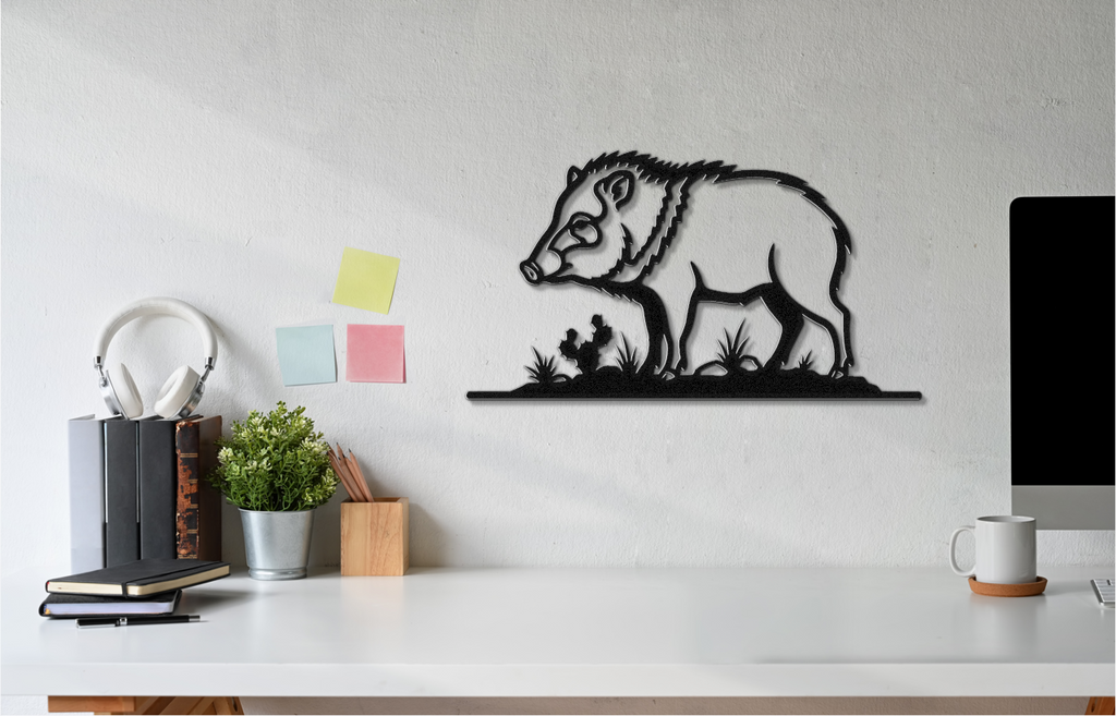 Javelina Metal Wall Art