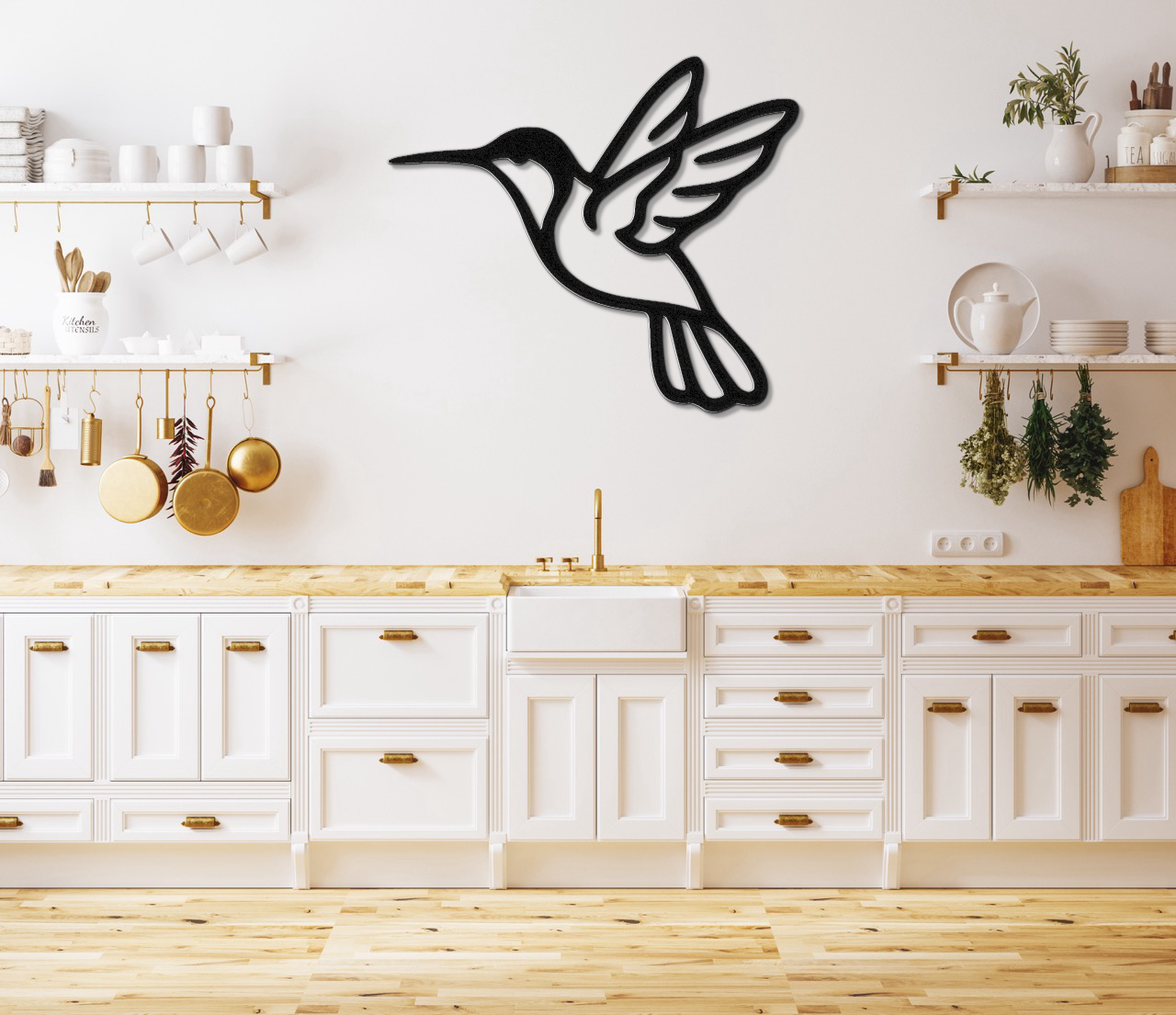 Hummingbird Metal Wall Art