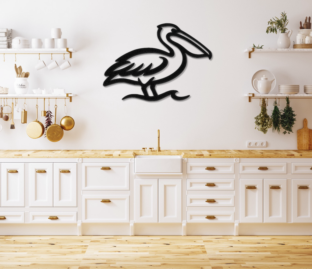 Pelican Metal Wall Art