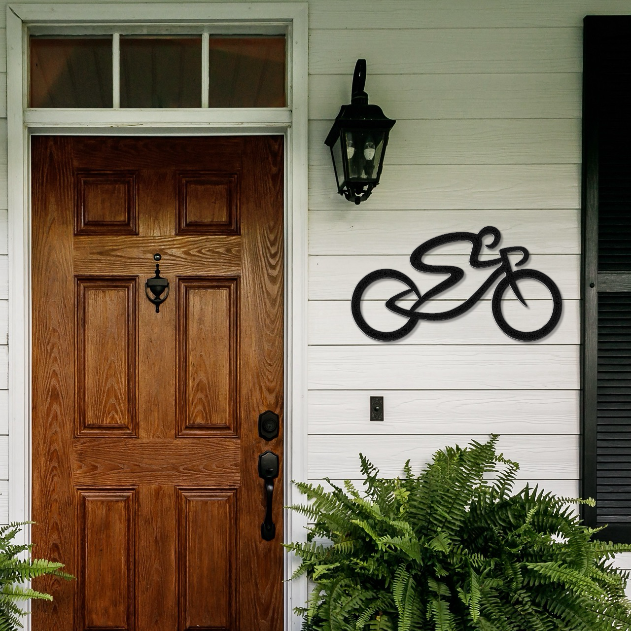 Cycling Metal Wall Art