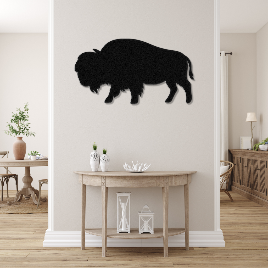 Buffalo Metal Wall Art
