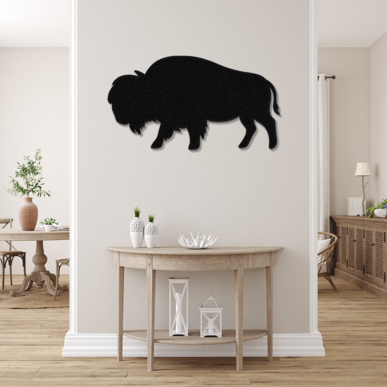 Buffalo Metal Wall Art