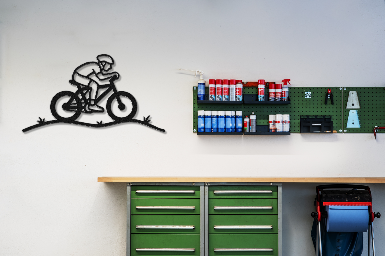 Cycling Metal Wall Art