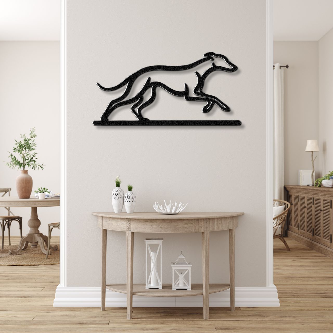 Greyhound Metal Wall Art