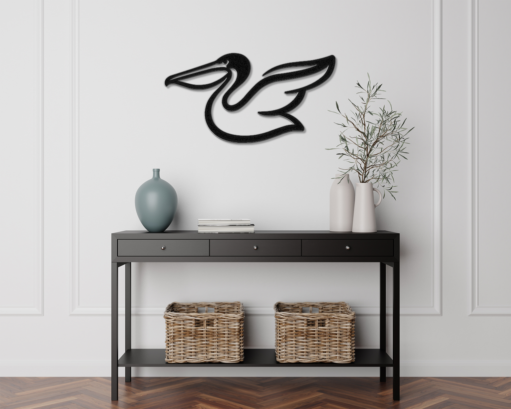 Pelican Metal Wall Art