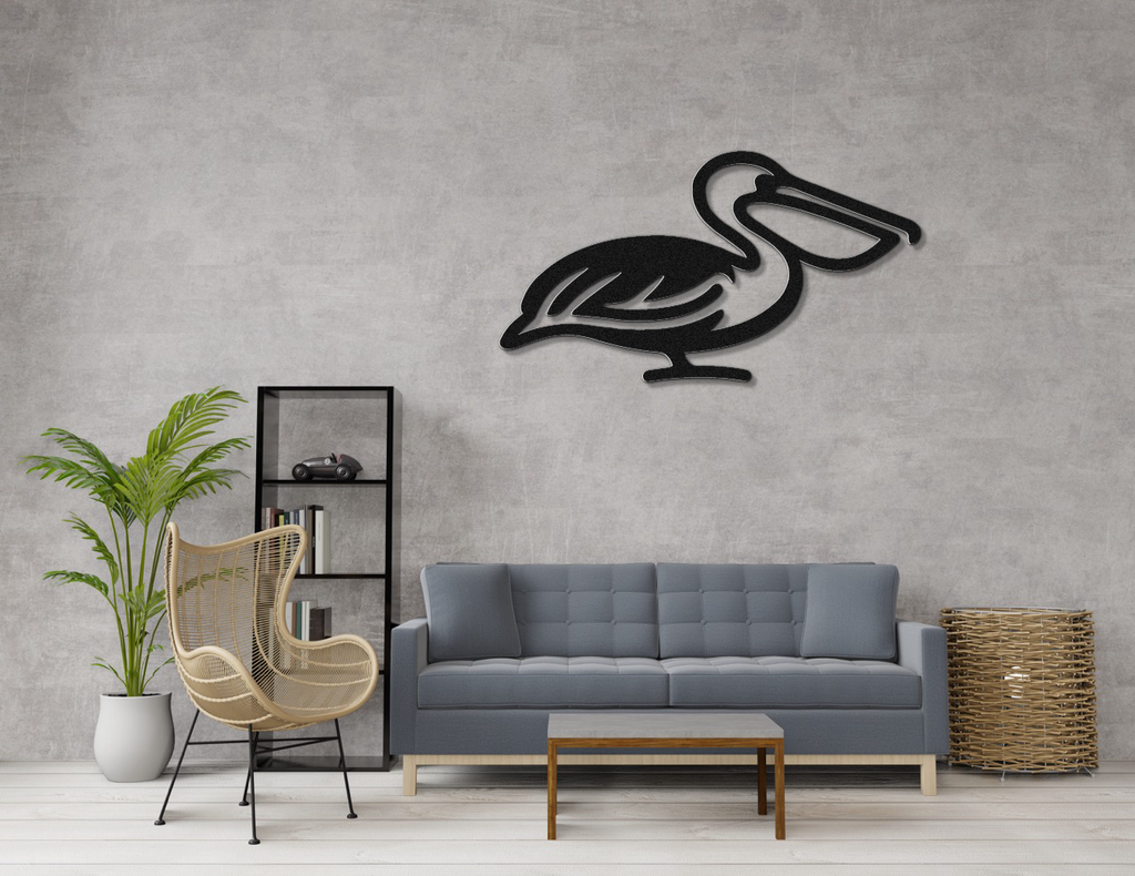 Pelican Metal Wall Art