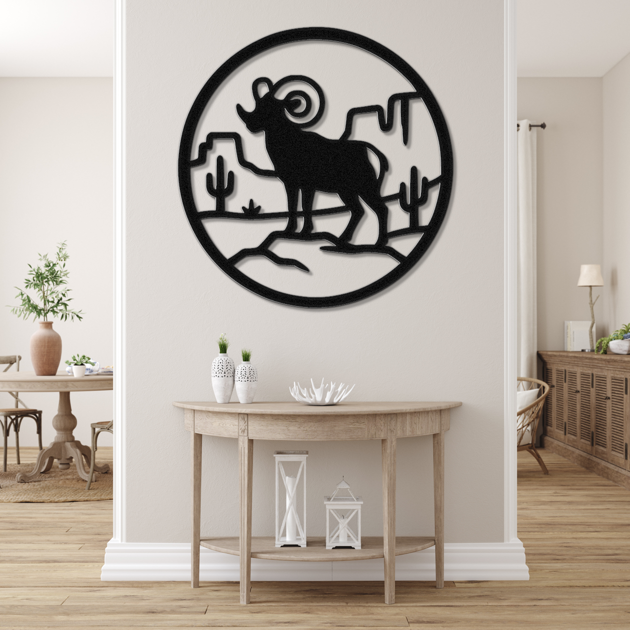 Arizona Bighorn Sheep Metal Wall Art