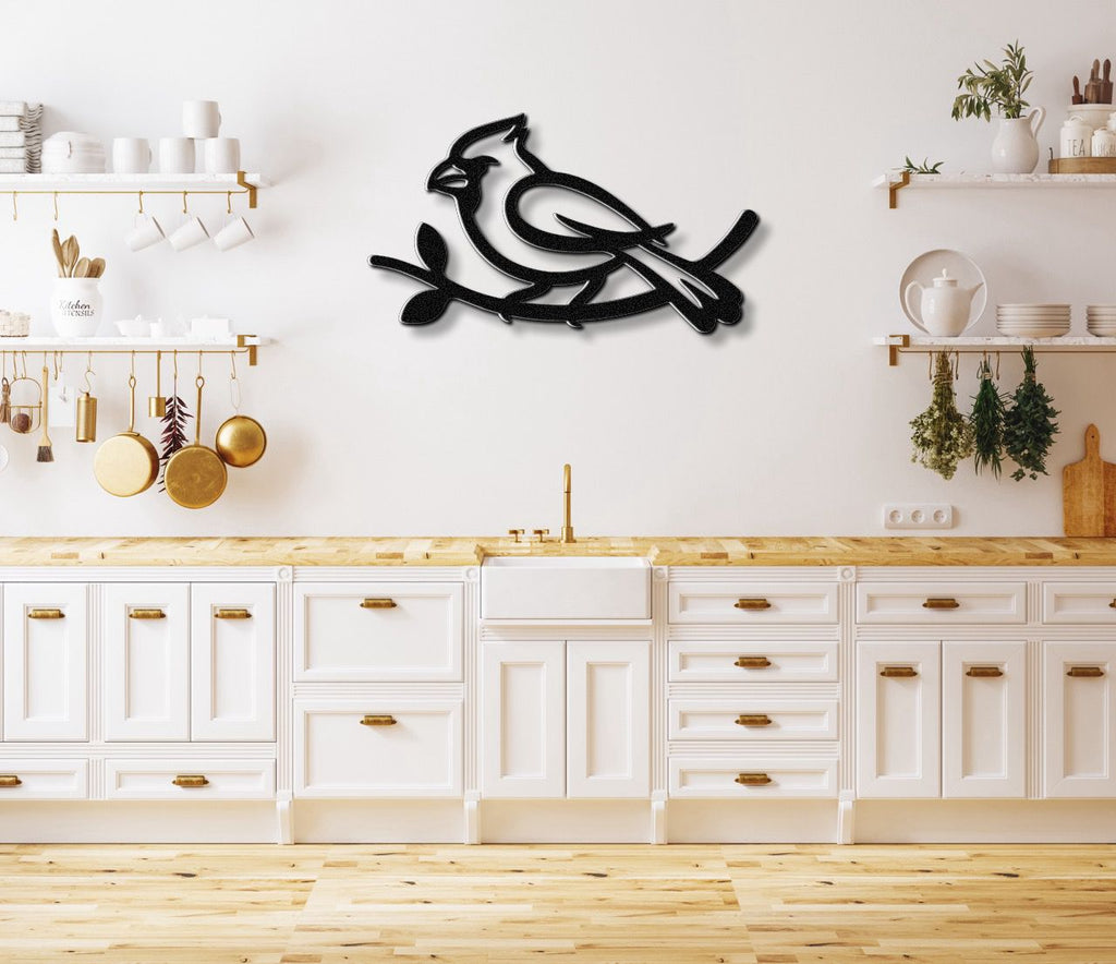 Cardinal Metal Wall Art