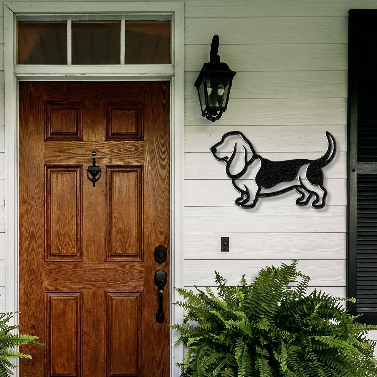 Basset Hound Metal Wall Art